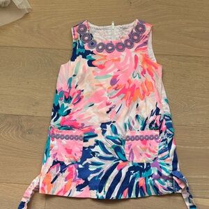 Lilly Pulitzer Pink and Blue Kids Formal Dress